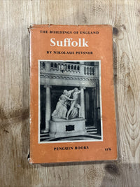 SUFFOLK Penguin Buildings of England BE20 1961 PEVSNER Paperback Dust Jacket