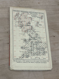 HUDDERSFIELD Ordnance Survey Map One Inch 1947 Sheet 102 Paper Sixth Edition