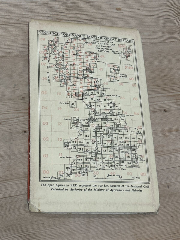 HUDDERSFIELD Ordnance Survey Map One Inch 1947 Sheet 102 Paper Sixth Edition