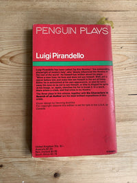 The Rules Of The Game, Henry IV, Luigi Pirandello - Penguin Plays 1969