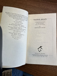 SAINT JOAN By Bernard Shaw - Penguin Books No 565 1946