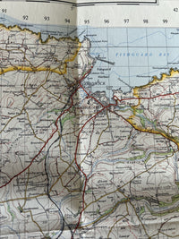 FISHGUARD & PEMBROKE Cloth Ordnance Survey Map Seventh Series 1965 Sheet 138/151