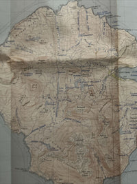 RHUM & Part Of SKYE No 33 1957 Paper Seventh Series Ordnance Survey One Inch Map