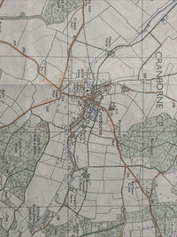 FORDINGBRIDGE Pathfinder 1282 Ordnance Survey 1:25000 1974 SU 01/11 Breamore