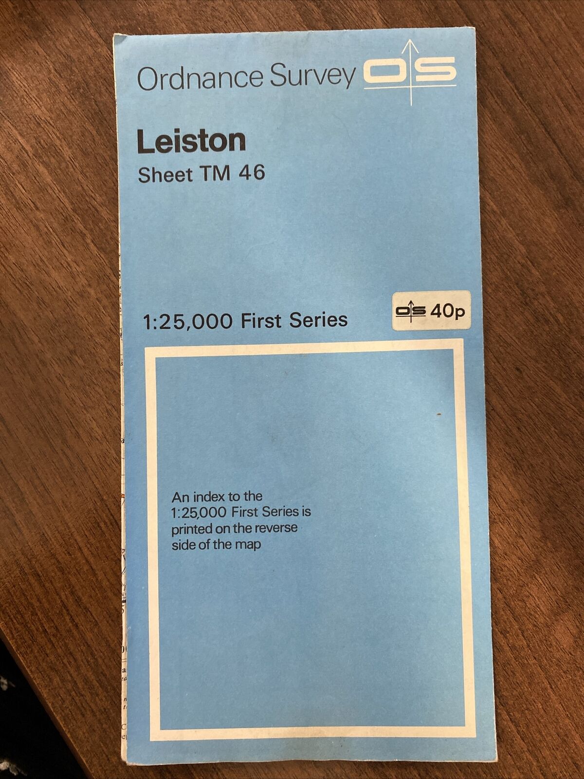 LEISTON Ordnance Survey 1:25000 First Series Map TM46