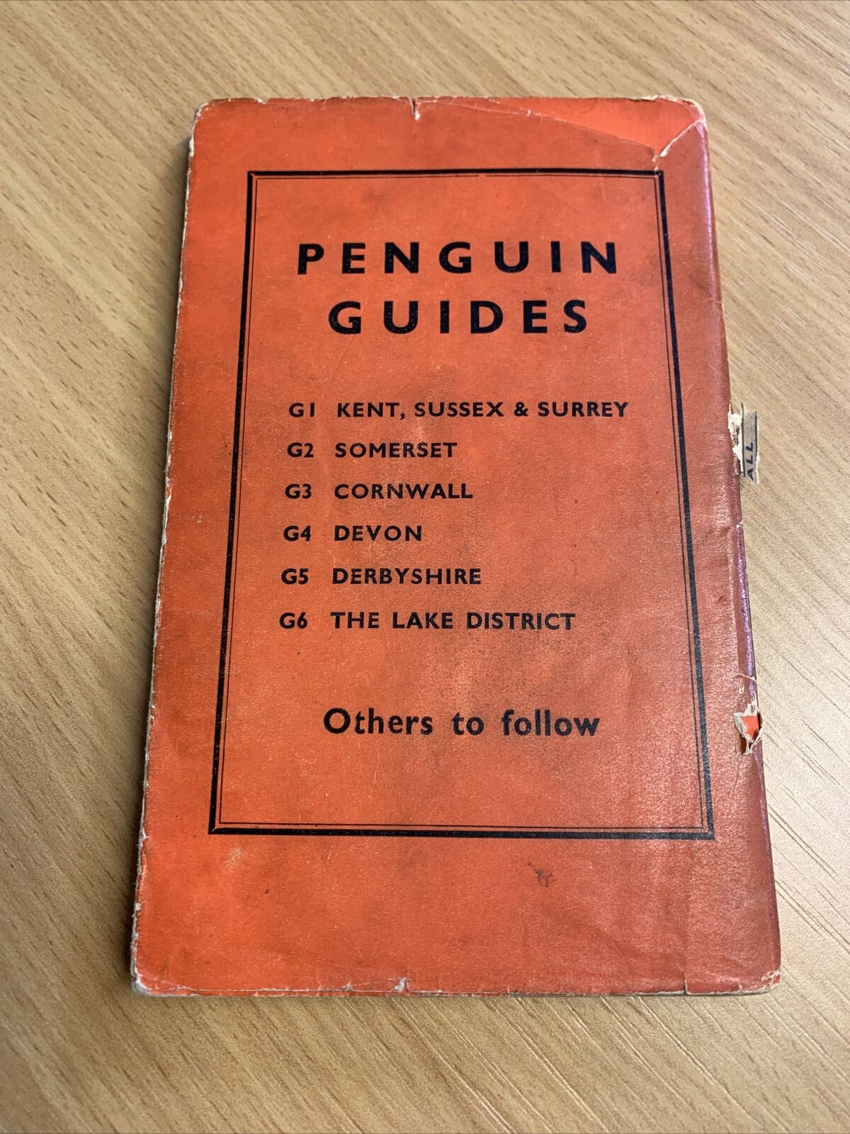 Cornwall - Penguin Guides No G3 1939 Paperback Ed By L Russell Muirhead Dust J