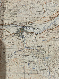 DOLGELLAU Ordnance Survey 2 And A Half Inch Map 1:25000 1954 Sheet SH71 Brithdir