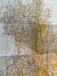 SOUTH WALES 1946 Ordnance Survey Paper Sheet 7 Quarter Inch Map Fourth Edition