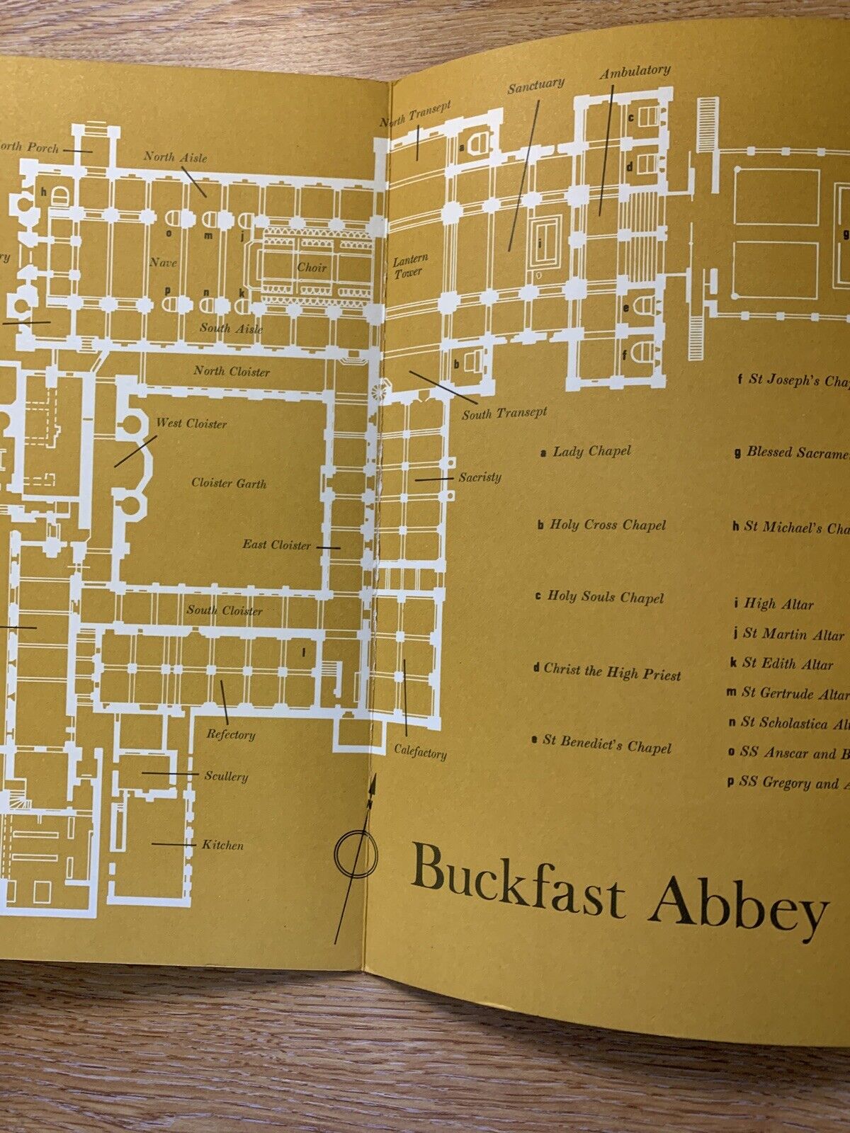 Buckfast Abbey 1968 Guide Colour Photographs History 