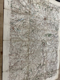 MACCLESFIELD BUXTON LEEK Ordnance Survey CLOTH 1909 Sheet 45 One Inch