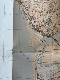 BARMOUTH Ordnance Survey 1:25000 First Series 1953 SH61 Part SH51 Penmaenpool