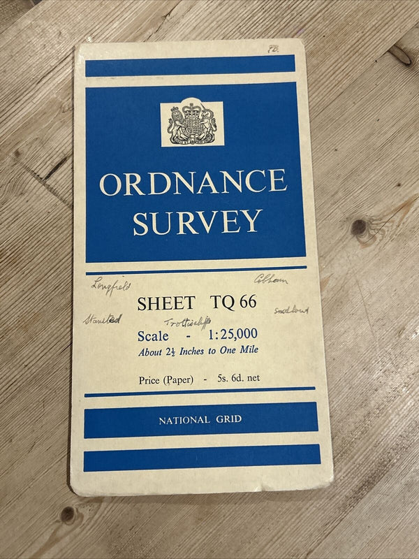 MEOPHAM Ordnance Survey Sheet TQ66 1:25000 1957 Kent Birling