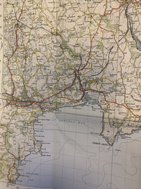 Bodmin & Launceston No 186 1961 Cloth 7th Series Ordnance Survey One Inch Map