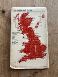 SWANSEA 1966 Edition Ordnance Survey One Inch Map No 153 Neath Oxwich