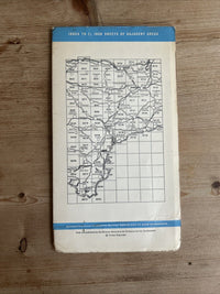 WELLINGTON Somerset Ordnance Survey Sheet ST12 Two & Half Inch MAP 1963 Oake