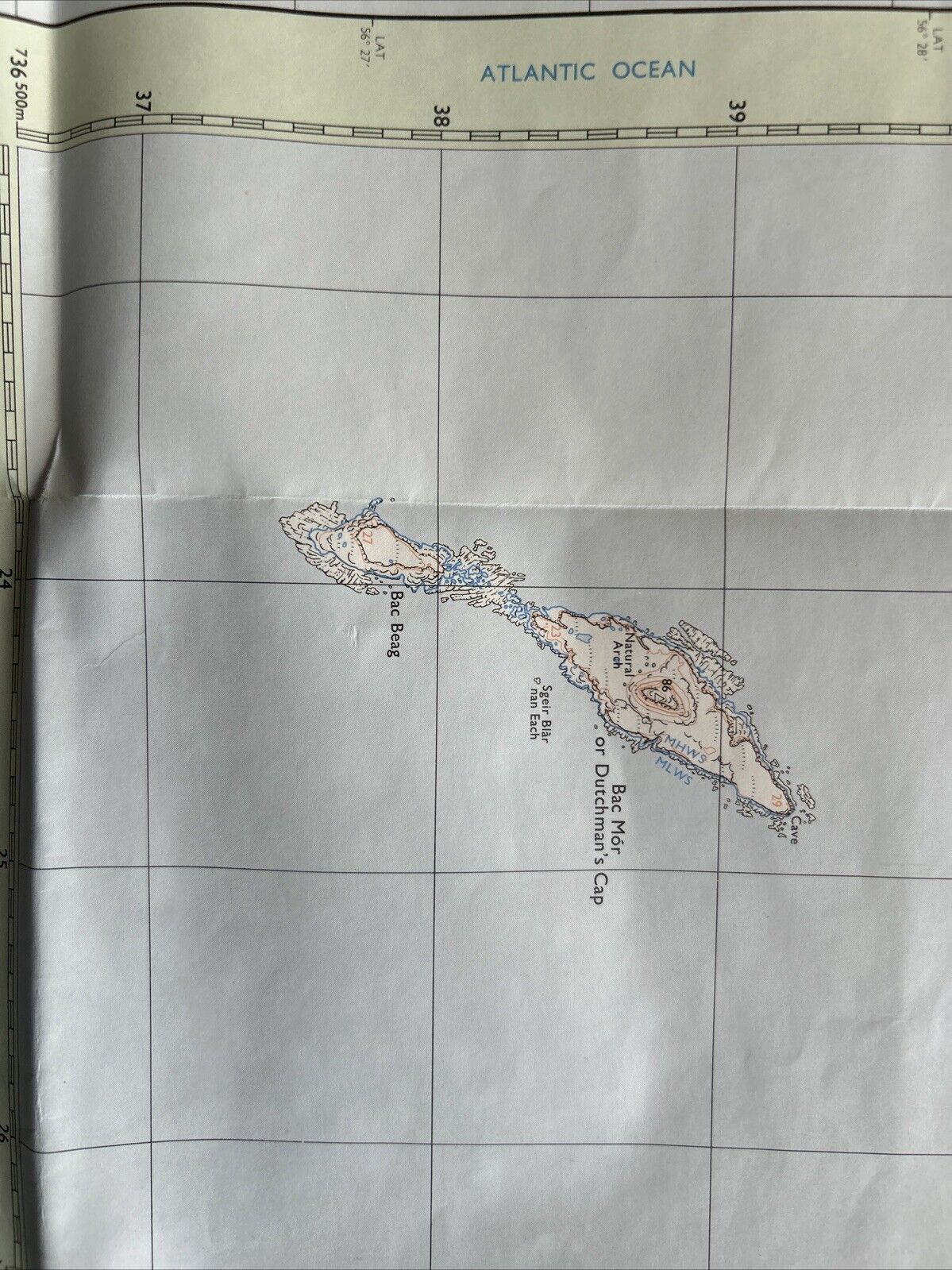 TRESHNISH ISLES Ordnance Survey Map Pathfinder 315 1977 Gometra