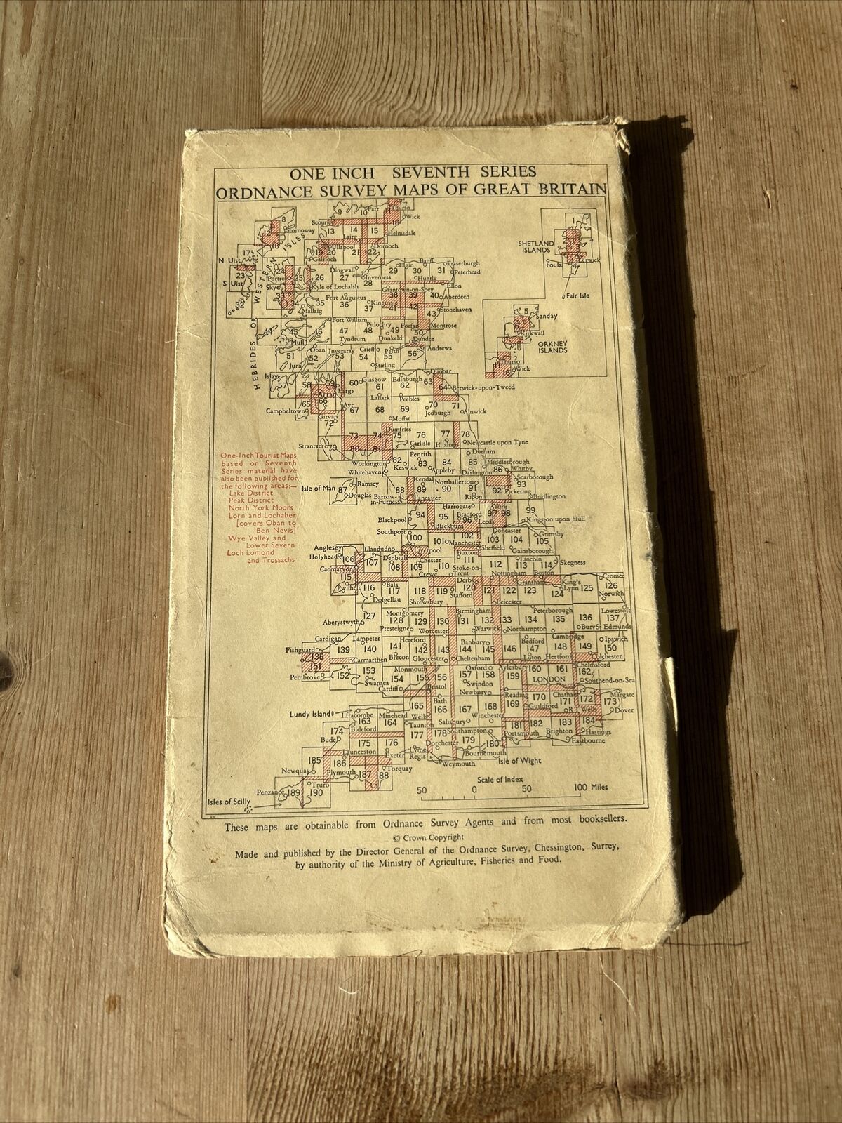 TAUNTON & LYME REGIS Ordnance Survey Seventh Series CLOTH 1 inch 1960 Sheet 177