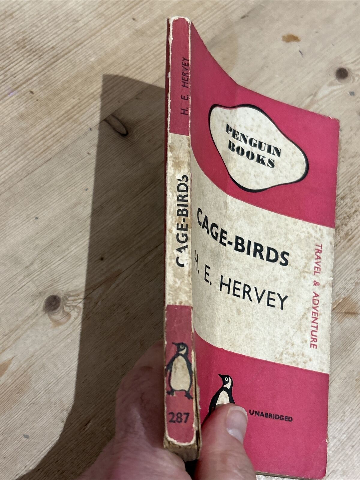 CAGE-BIRDS H E Hervey Penguin Books No 287 1940 First Edition Cerise Travel