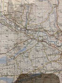 TEESDALE Ordnance Survey One Inch Map 84 Acceptable Condition 1964 Revised