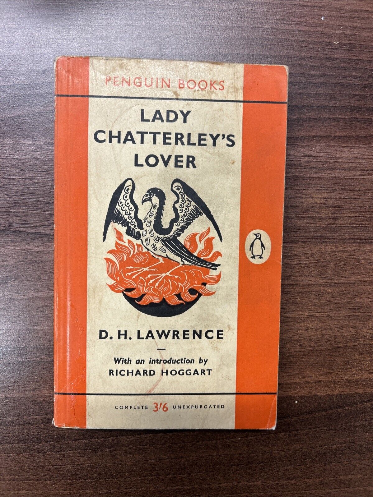 LADY CHATTERLEYS LOVER - DH Lawrence Penguin Book 1961 No 1484