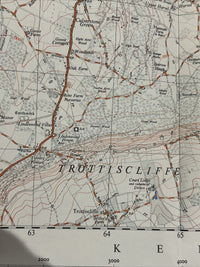 MEOPHAM Ordnance Survey Sheet TQ66 1:25000 1957 Kent Birling