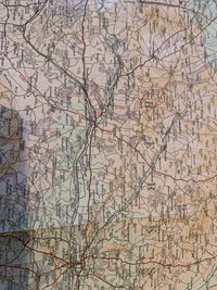 Bartholomew Map 1962 Half Inch No 8 SALISBURY PLAIN Winchester Reading Swindon