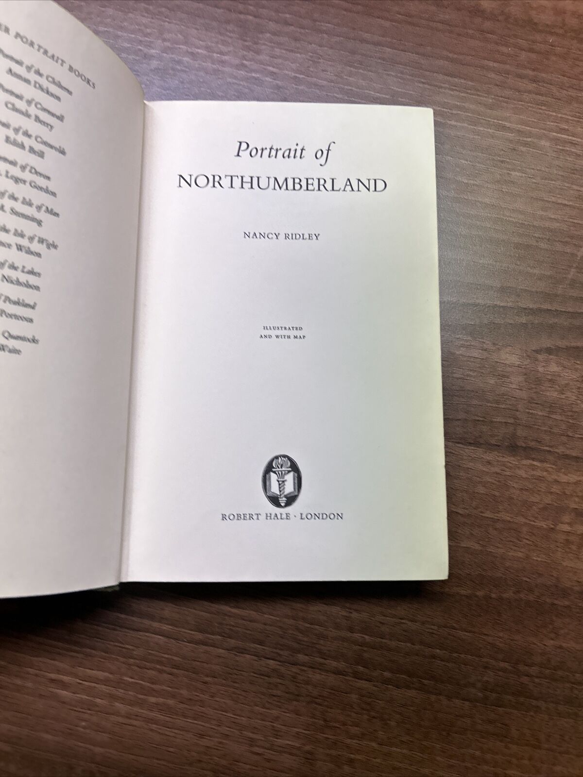 PORTRAIT OF NORTHUMBERLAND By Nancy Ridley 1965 - Includes Map Hardback Photos