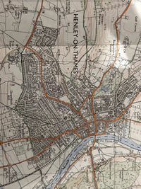 HENLEY-ON-THAMES WALLINGFORD Pathfinder 1156 Ordnance Survey Sheet 1:25000 1990