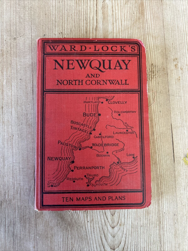 NEWQUAY & NORTH CORNWALL - Ward Lock Guide Book 14th Edition Bude Padstow Truro