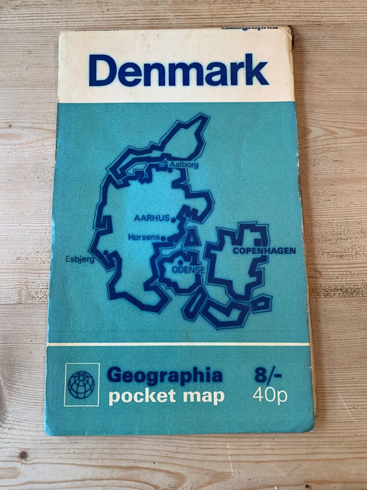 Denmark - Map 1971 - Geographia - Copenhagen