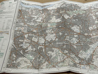 BEXLEY Dartford Ordnance Survey Second Series 1:25,000 Map TQ47/57 1979