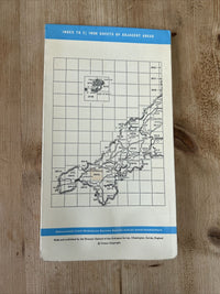 CAMBORNE South - Cornwall Ordnance Survey Sheet SW63 Two & Half Inch MAP 1960