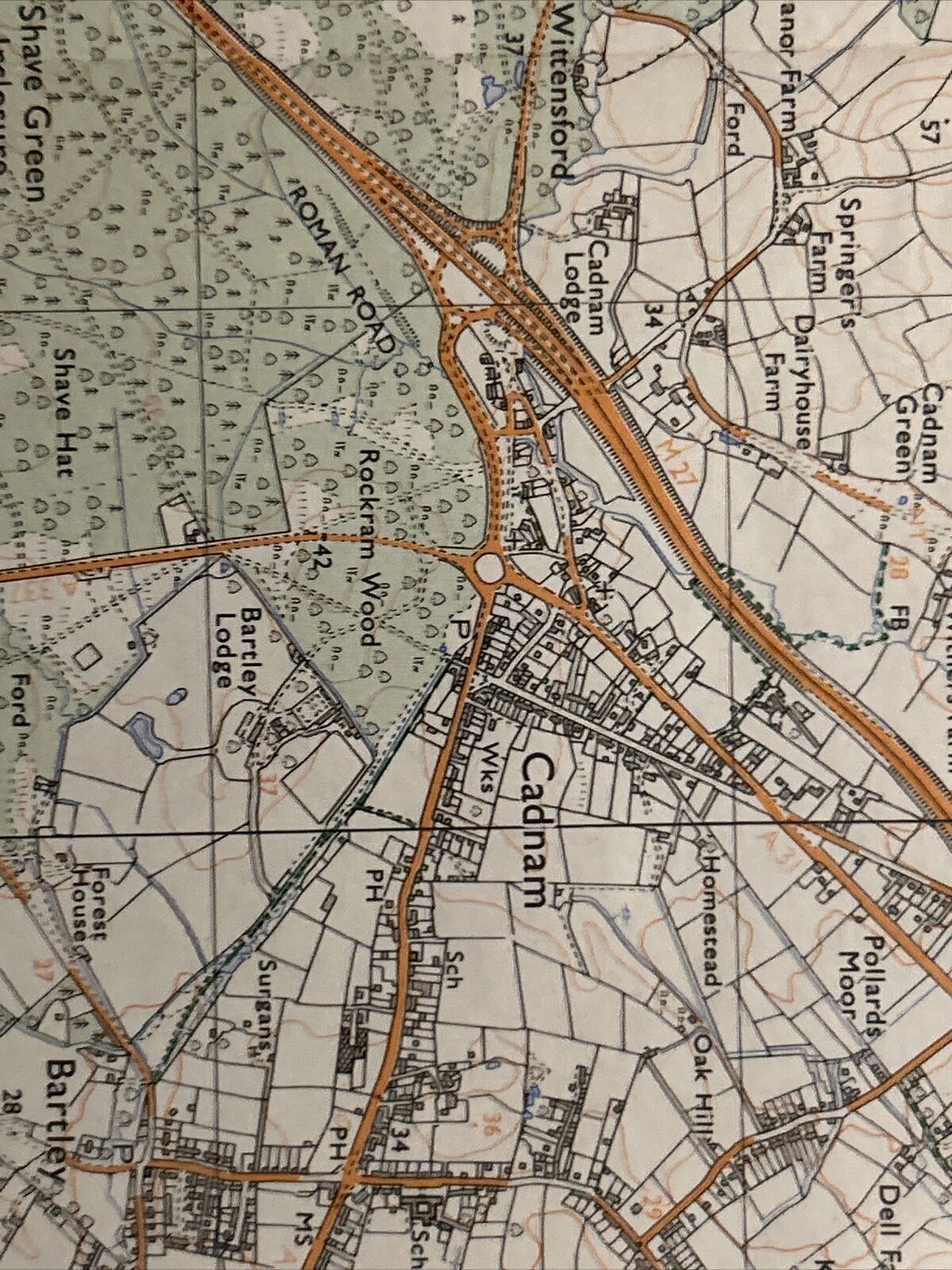 TOTTON & Part Of NEW FOREST Pathfinder Ordnance Survey SU21/31 1:25000 1980
