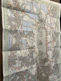 STAINES HEATHROW AIRPORT RICHMOND Pathfinder 1174 Ordnance Survey 1:25000 1990