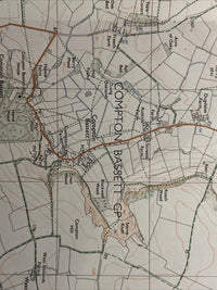 MARLBOROUGH DOWNS Pathfinder Ordnance Survey SU07/17 1:25000 1985 Broad Hinton