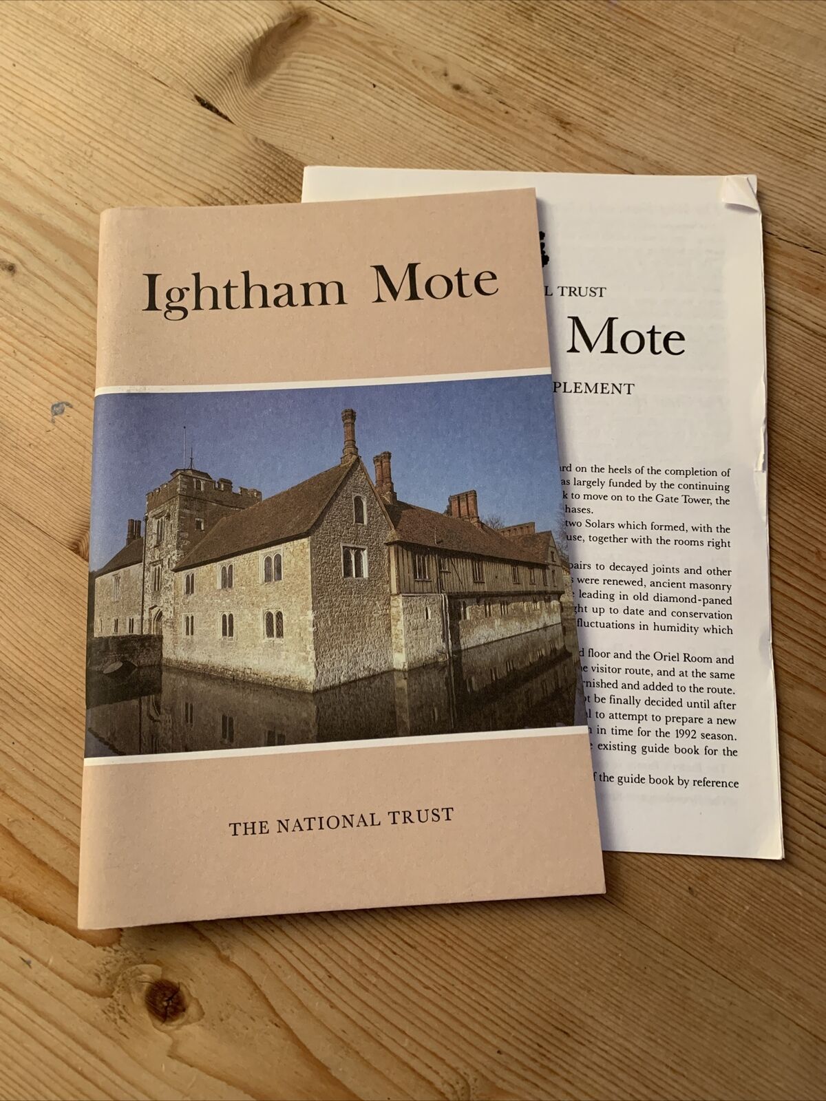 Ightham Mote, Kent - National Trust Brochure 1991