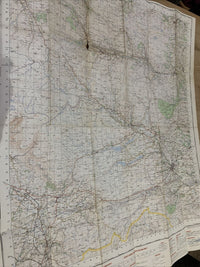 TEESDALE Ordnance Survey One Inch Map 84 Acceptable Condition 1964 Revised