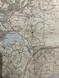 BURY ROCHDALE & LITTLEBOROUGH Pathfinder SD81/91 Ordnance Survey 1:25,000 1983