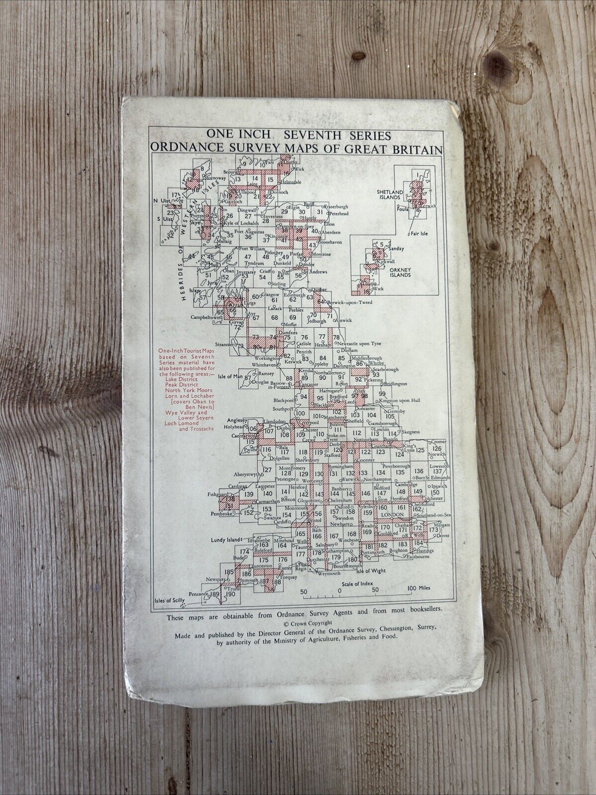 IPSWICH Ordnance Survey Seventh Series CLOTH  One inch 1956 Sheet 150 Frinton