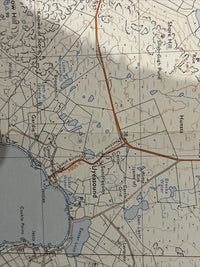 BALTASOUND Ordnance Survey Second Series 1:25,000 Map HP40/50/60 1976 Shetland