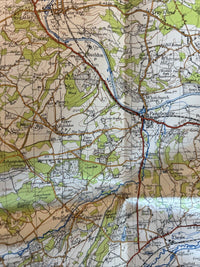 OXFORD & NEWBURY Ordnance Survey Sixth Series One inch 1940 Sheet 158 Pangbourne