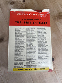 NORTH NORFOLK SHERINGHAM Hunstanton Ward Locks Red Guide Dust Jacket Maps