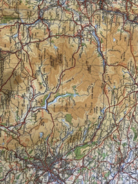 NORTH MIDLANDS & LINCOLNSHIRE Ordnance Survey Sheet 6 Quarter Inch Map 4th Ed