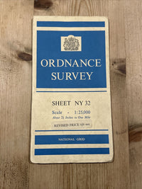 THRELKELD Dockray Ordnance Survey Sheet NY32  1:25000 1958 Lake District