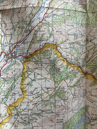 LLANDOVERY 1967 Edition Ordnance Survey One Inch Map No 140 Lampeter Llandeilo