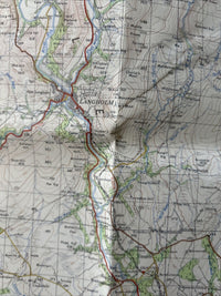 CARLISLE Ordnance Survey Seventh Series Paper One inch 1963 Sheet 76 Greenhead