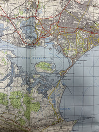 BOURNEMOUTH No 179 1960 Paper Seventh Series Ordnance Survey One Inch Map Poole