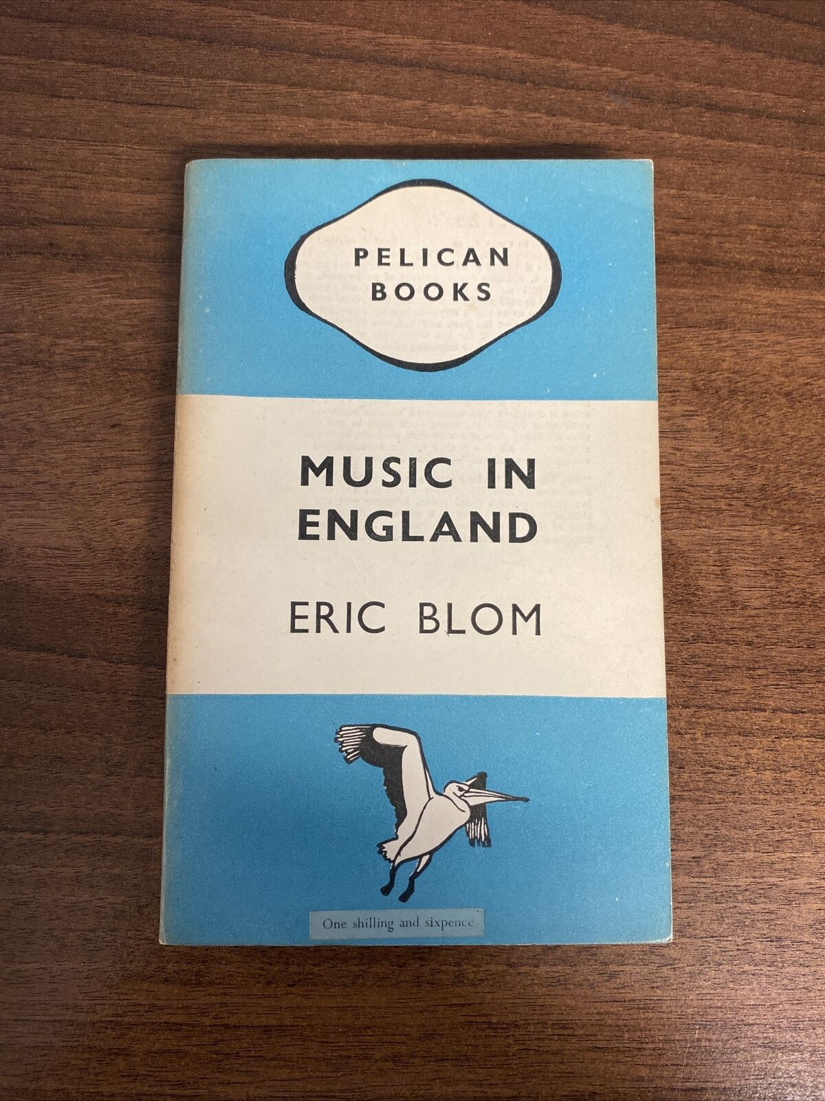 Music in England Eric Blom 1943 Pelican Paperback Book