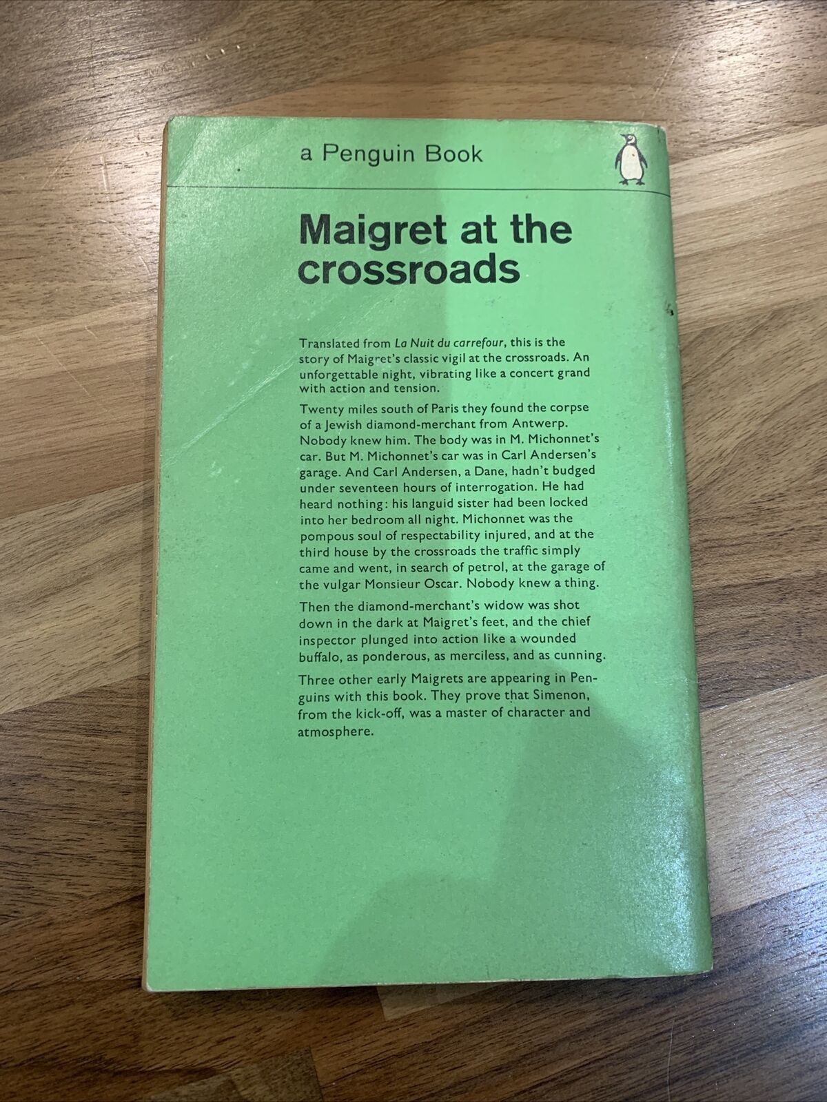 MAIGRET AT THE CROSSROADS - Georges Simenon - PENGUIN CRIME 1963