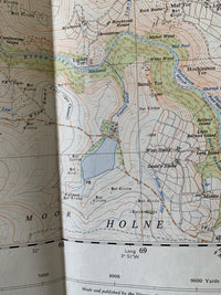 Two Bridges Devon Ordnance Survey 1:25000 First Series 1974 Sheet SX67 Dartmoor